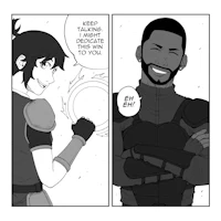 a comic strip with a man and a woman talking to each other