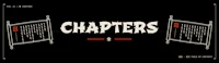 a black background with the words'chapters'on it